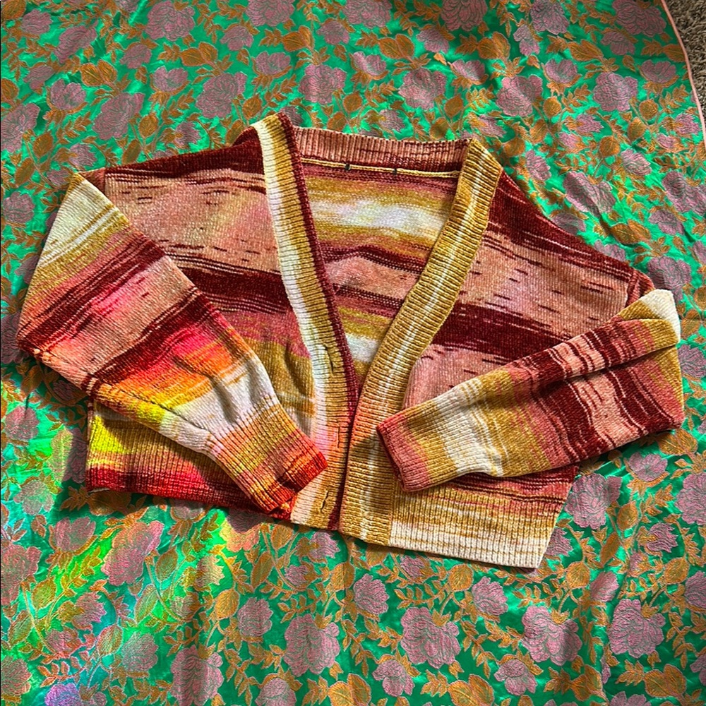 🌈Chenille Striped Cardigan 🌈